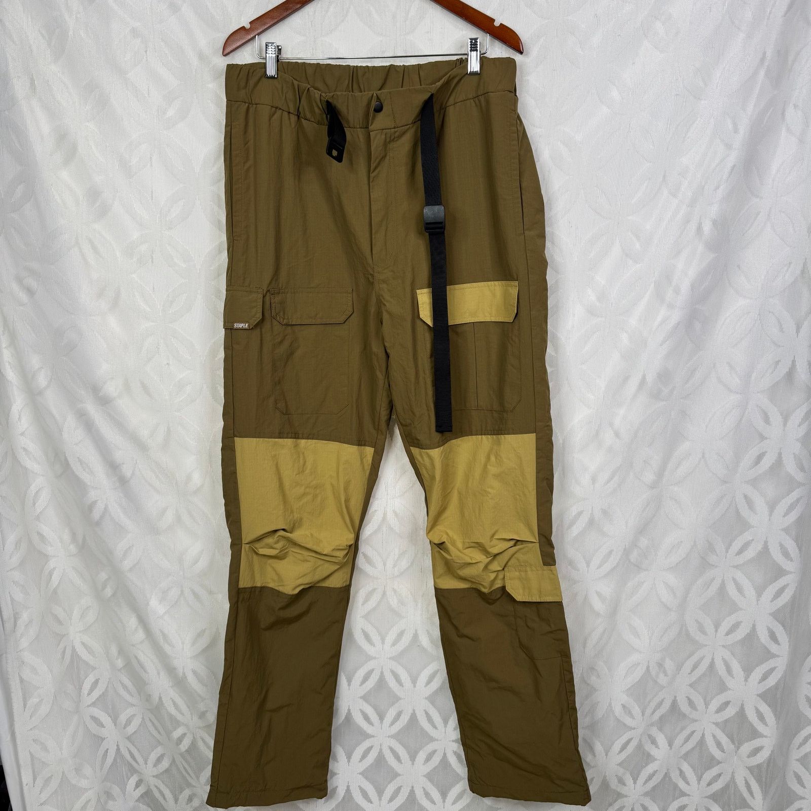 Staple Staple Men's Tech Cargo Pants Khaki Size XL NWT Size US 41 - 5 Thumbnail