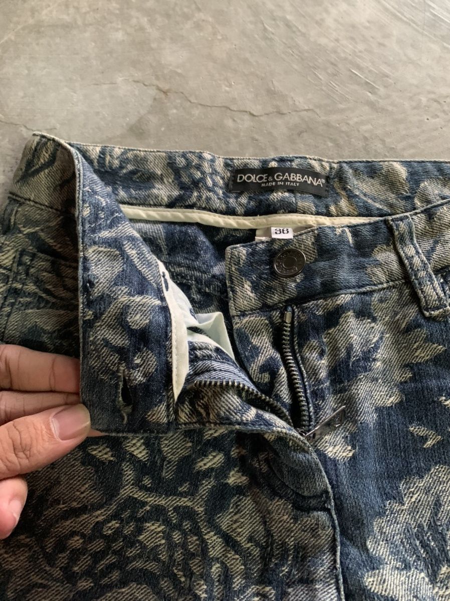 Dolce & Gabbana dolce & gabbana full print jeans design skinny petit fits Size 26" / US 2 / IT 38 - 4 Thumbnail