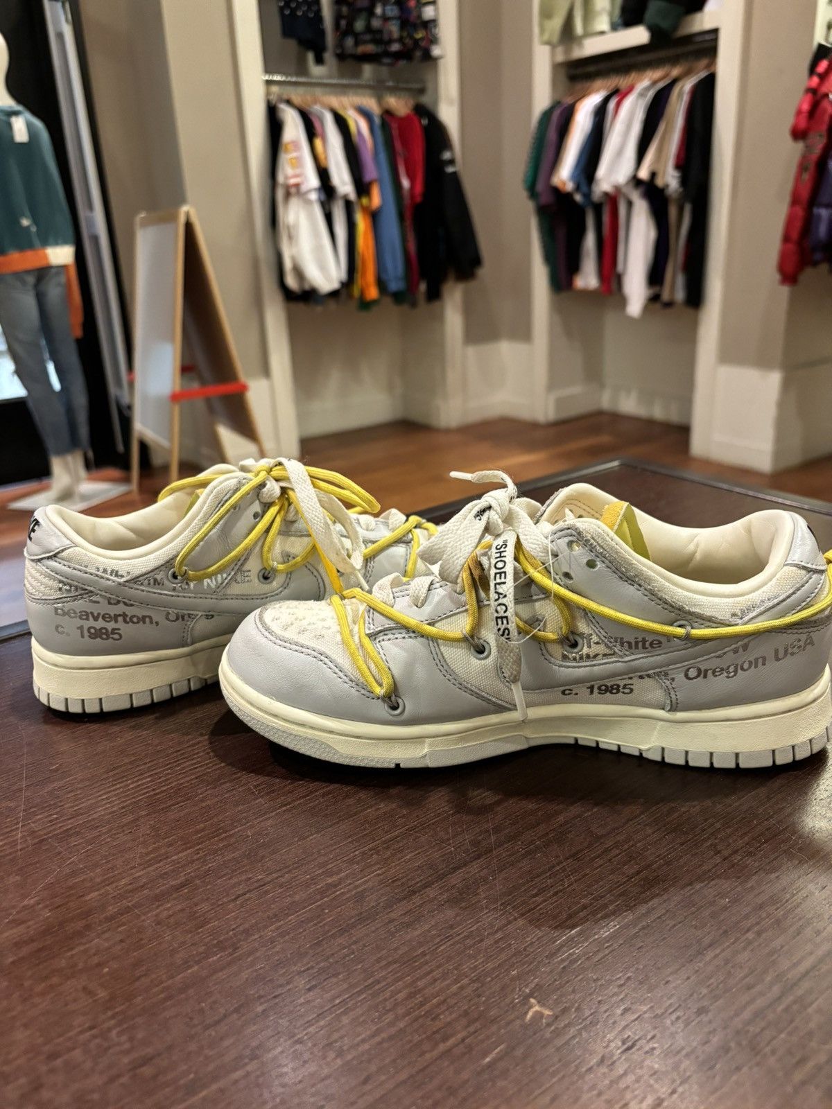 Nike × Off-White Nike Off-White Dunk Lot 29 Size US 6 / EU 39 - 4 Thumbnail