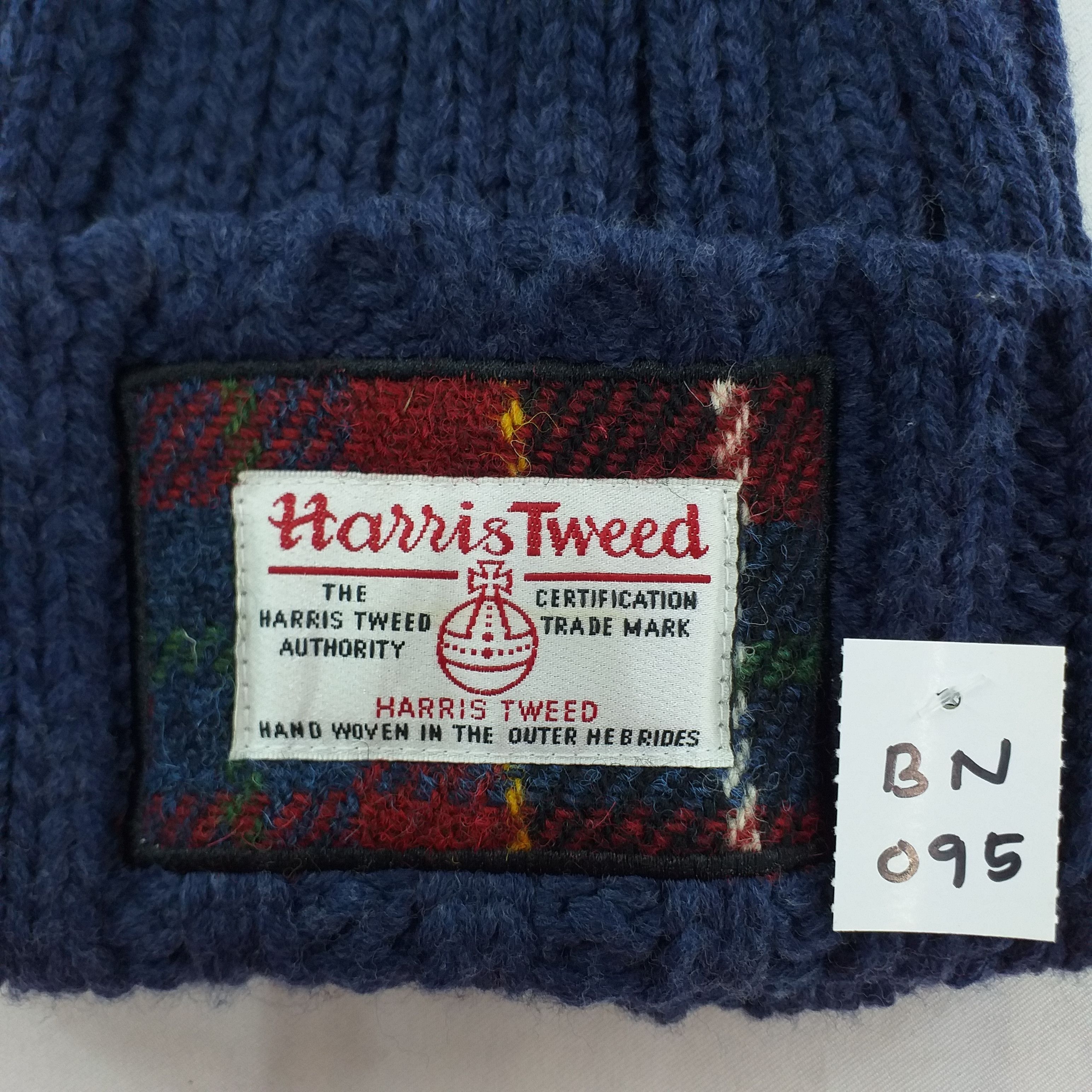 Japanese Brand Harris Tweed Plain Snow Cap Hat Beanie -BN095 Size ONE SIZE - 6 Thumbnail