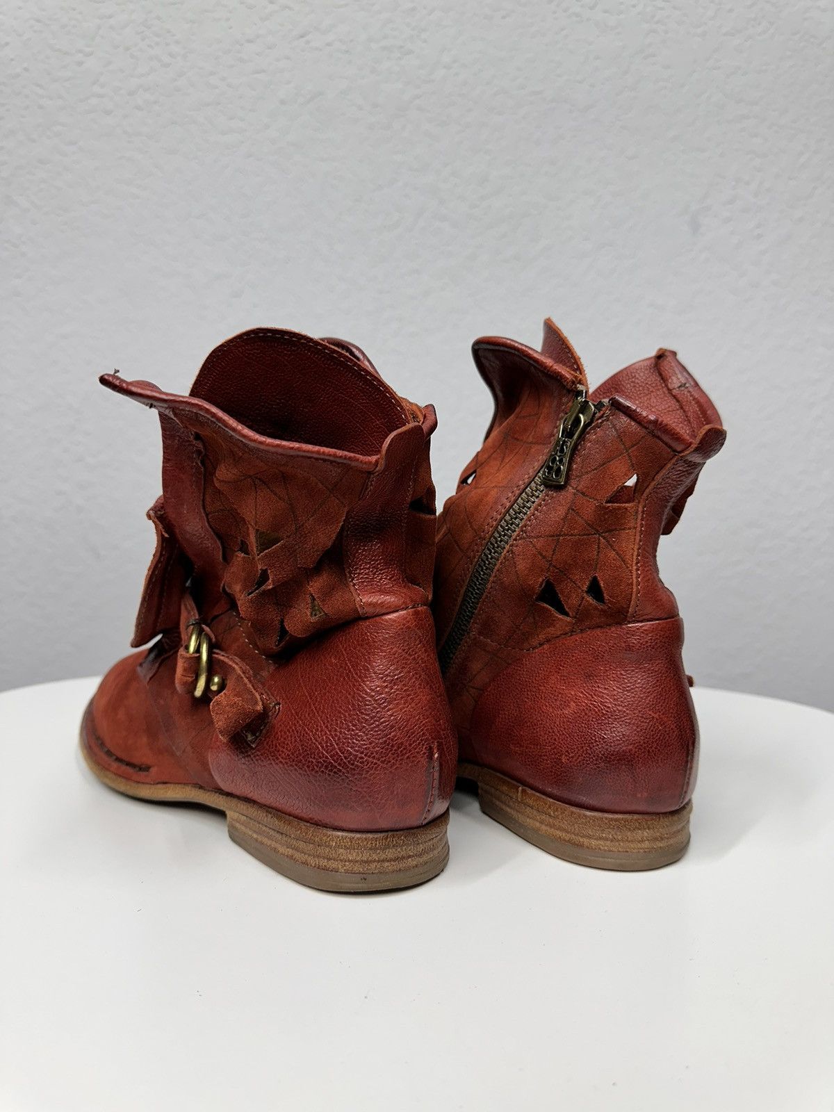 A.S.98 Vintage AS 98 Leather Boots Guidi Rick Owens MoMa Avantgarde Size US 6 / IT 36 - 6 Thumbnail