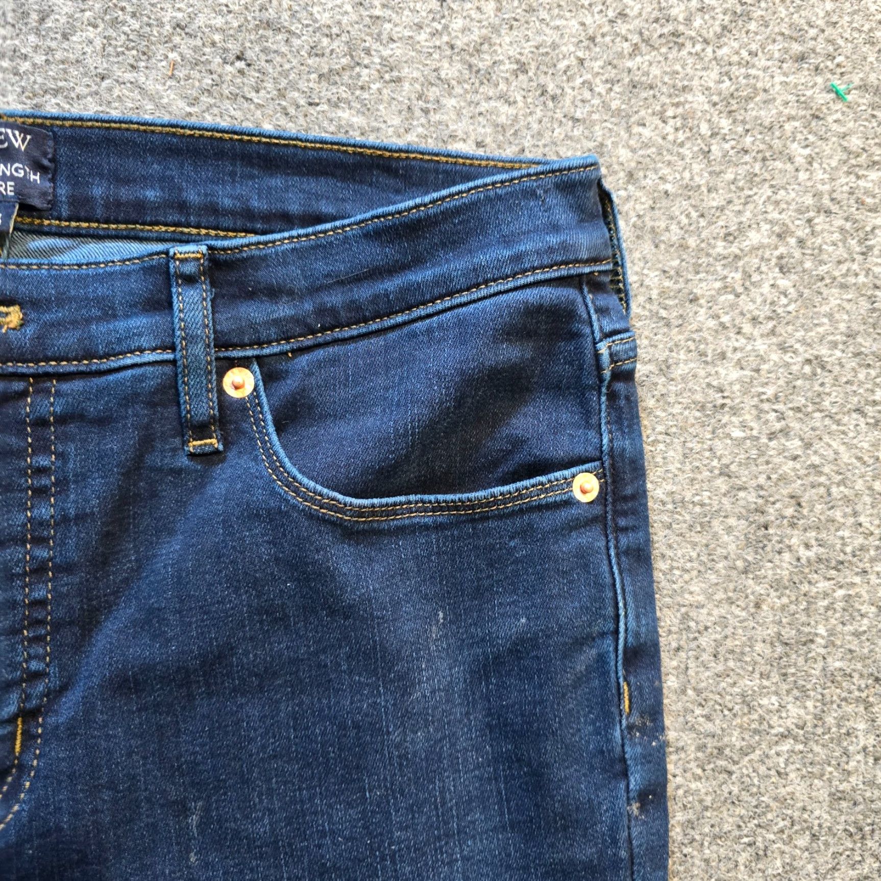 J.Crew J.CREW Jeans Womens 27 Petite Blue Full Length Flare Stretch Mid Rise Capsule Shirt? Size 27" / US 4 / IT 40 - 3 Thumbnail