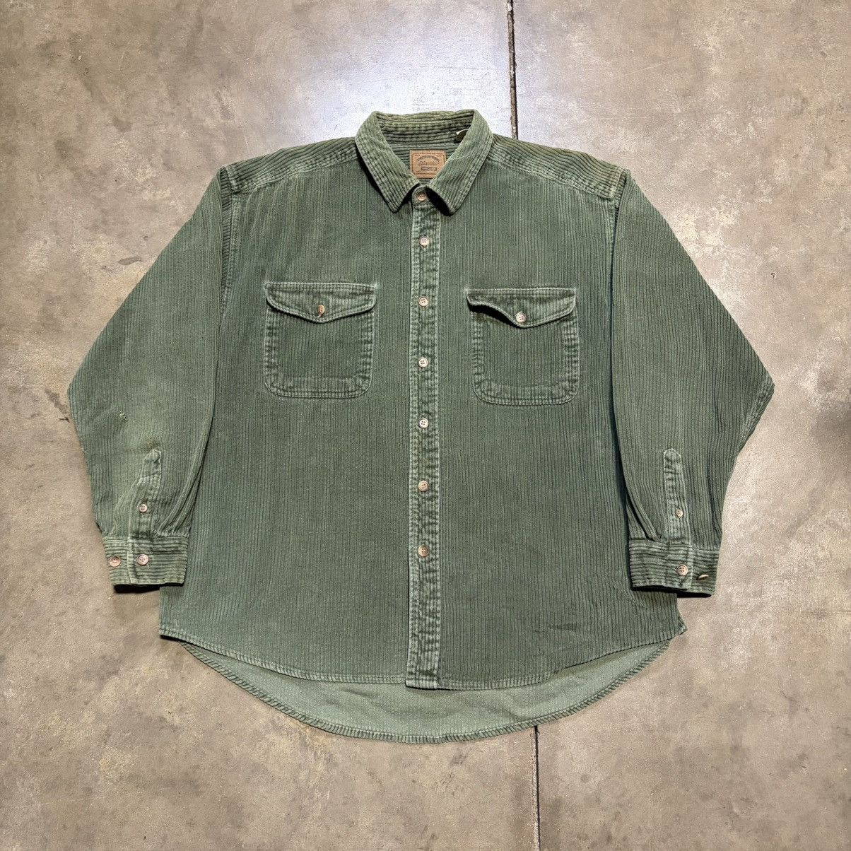 St. Johns Bay Vintage St Johns Bay Corduroy Button Up Shirt Heavyweight Size US XL / EU 56 / 4 - 1 Thumbnail