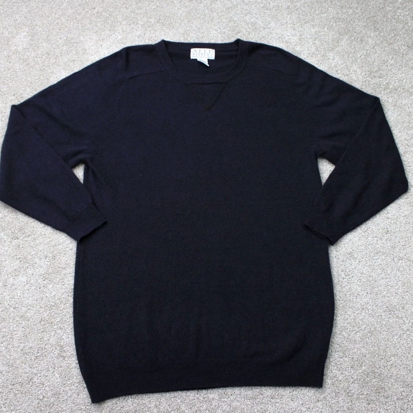 Vintage Nell Flowers by JG Hook Womens Large Purple Sweater Size L / US 10 / IT 46 - 2 Thumbnail