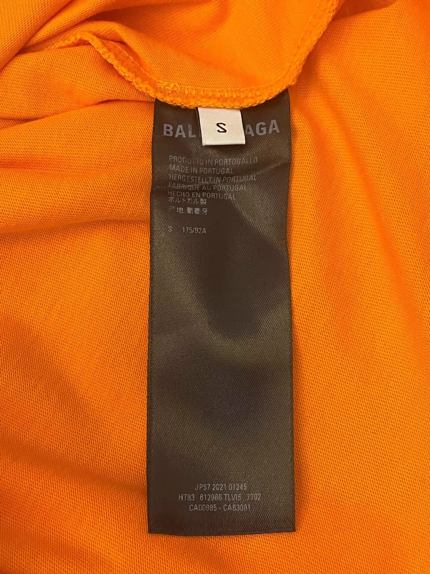 Balenciaga Balenciaga Orange Year of the Tiger Limited SS Tee S New Size US S / EU 44-46 / 1 - 4 Thumbnail