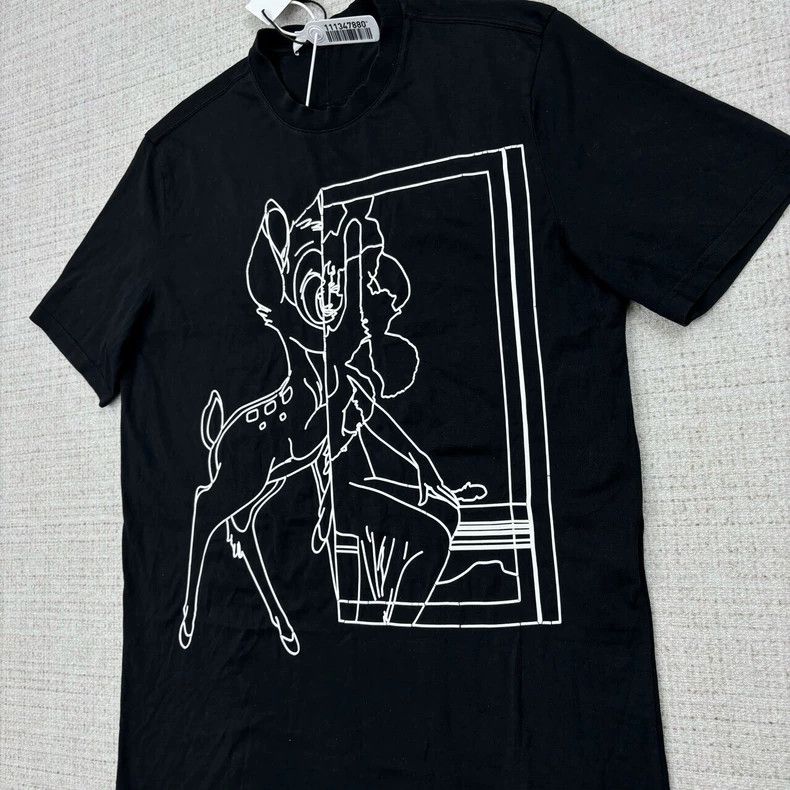 Givenchy Givenchy Sketch Deer Printed Crewneck Short-sleeve 2506-Nex Size US XS / EU 42 / 0 - 2 Thumbnail