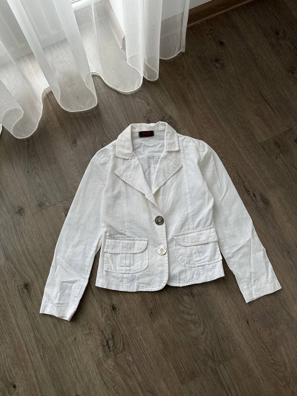 Dolce & Gabbana × Vintage Vintage Dolce&Gabbana White Blazer Jacket Size S / US 4 / IT 40 - 1 Thumbnail