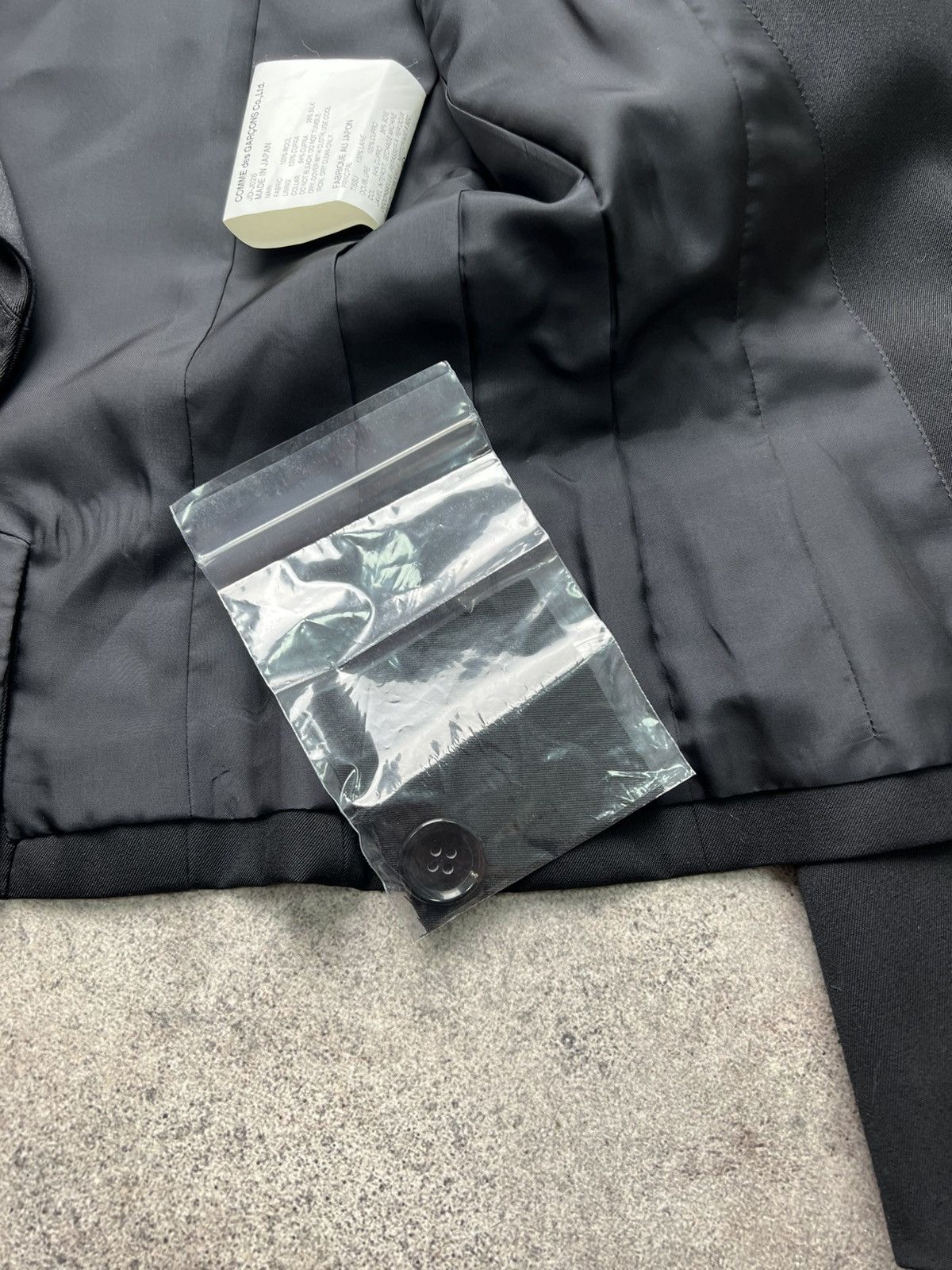 Comme des Garcons Junya Watanabe Comme des garcons black cropped blazer Size S / US 4 / IT 40 - 8 Thumbnail
