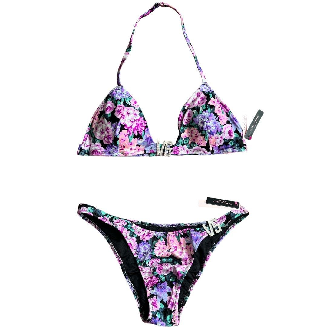 Victoria's Secret Victoria's Secret VS Shine Hardware Brazilian Bikini Set, M Size ONE SIZE - 2 Thumbnail