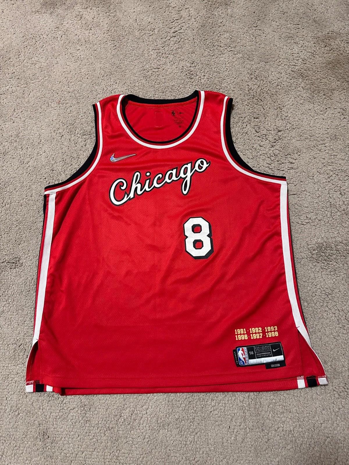 Nike Nike Chicago Bulls Zach Lavine City Edition Jersey 2021 2XL Size US XXL / EU 58 / 5 - 1 Thumbnail