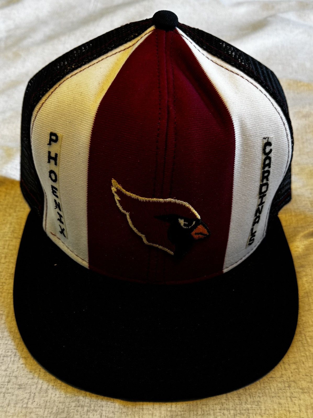Other Phoenix Cardinals AJD Lucky Stripes Mesh Snap Trucker Hat Size ONE SIZE - 1 Thumbnail