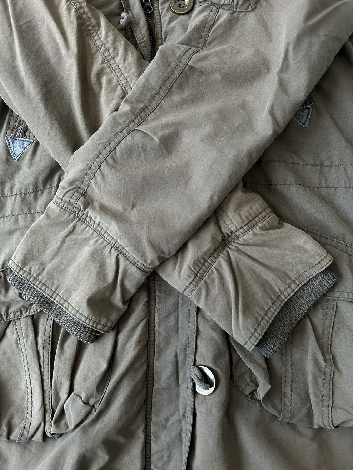 Japanese Brand US ARMY ORIGENAL MULTI POCKET FAUX FUR HOODIE PARKA JACKET Size M / US 6-8 / IT 42-44 - 3 Thumbnail