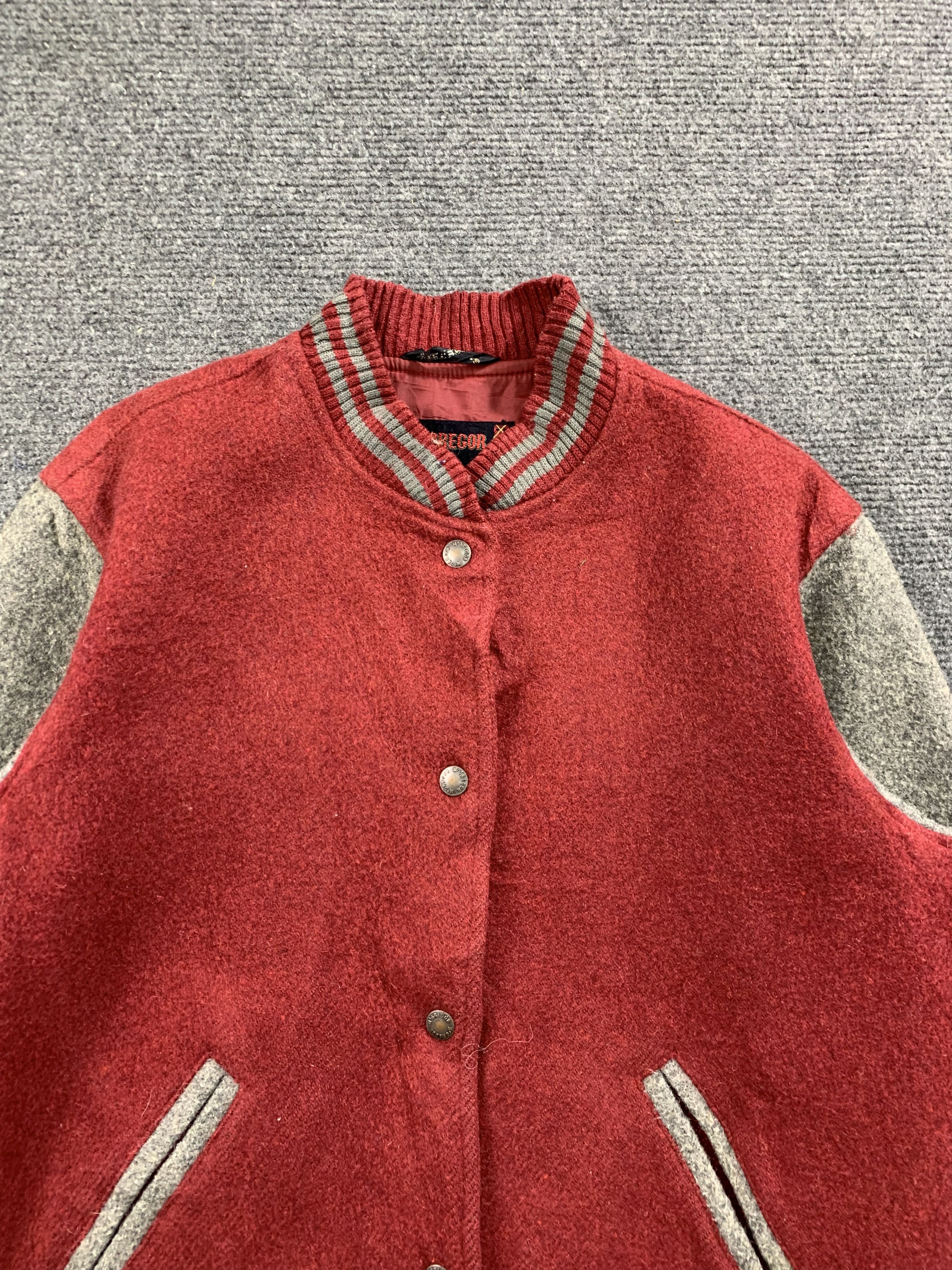McGregor Vintage Mcgregor Button Up Wool Varsity Jacket Size US M / EU 48-50 / 2 - 2 Thumbnail