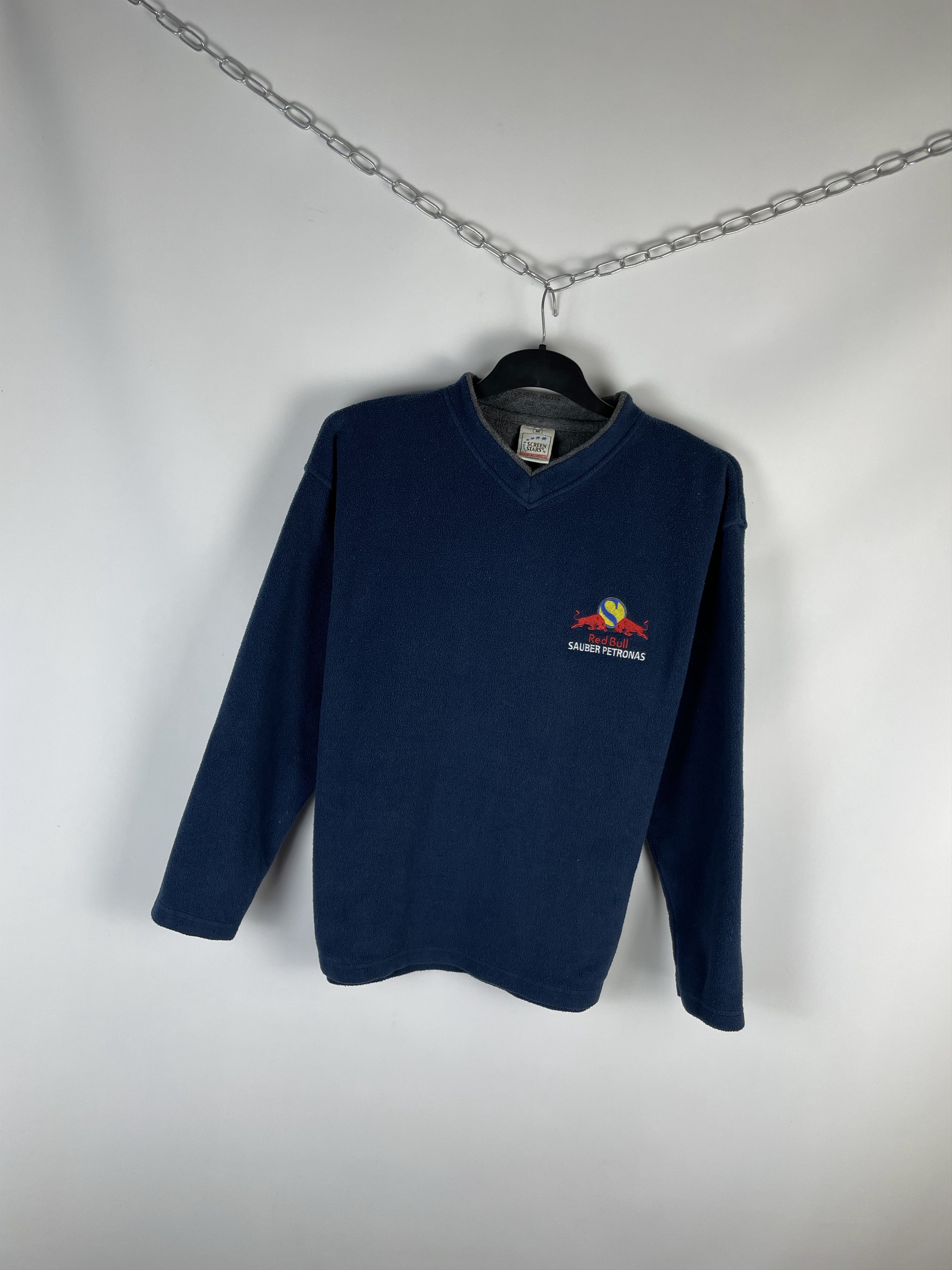 Other Vintage 90s Red Bull Sauber Petronas Fleece Sweatshirt Size US M / EU 48-50 / 2 - 2 Thumbnail