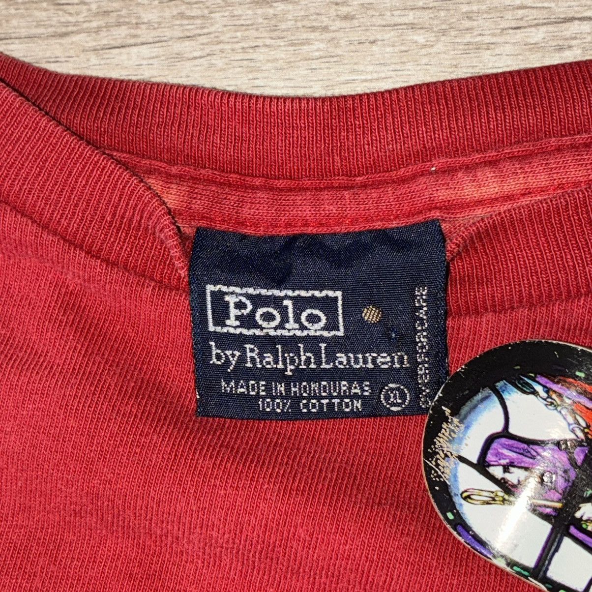 Polo Ralph Lauren Polo Ralph Lauren red long sleeve shirt skier bear graphic Size US XL / EU 56 / 4 - 3 Thumbnail