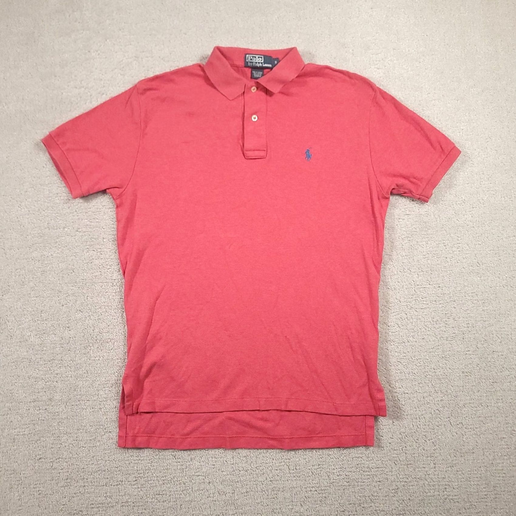 Polo Ralph Lauren Polo Ralph Lauren Polo Shirt Mens Adult Small Pink Short Sleeve Button Collared Embroidered Cotton Polo Golf Activewear Regular Size US S / EU 44-46 / 1 - 2 Thumbnail