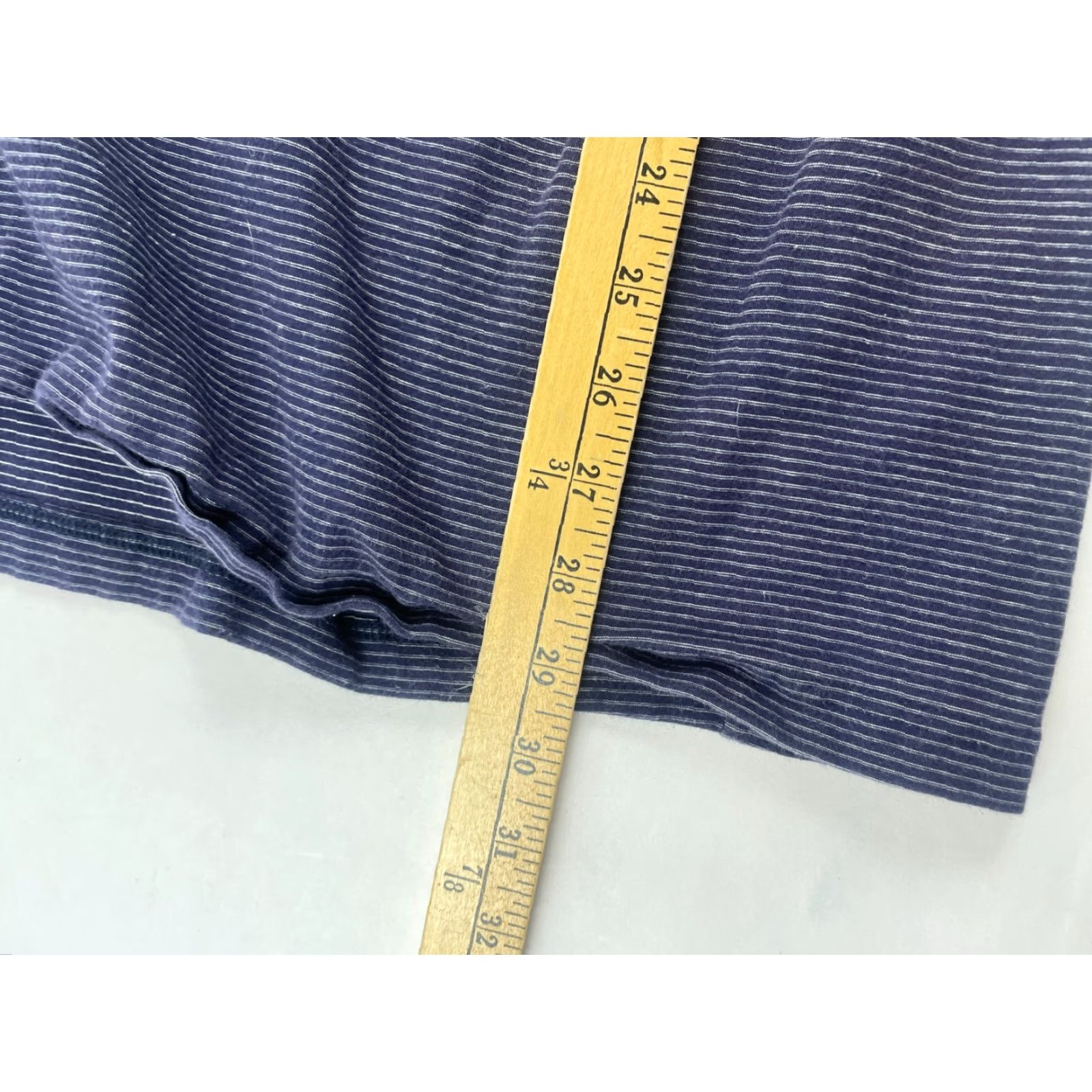 Tommy Hilfiger Tommy Hilfiger T-Shirt Mens Size M Polo Navy White Striped Stretch Size US M / EU 48-50 / 2 - 5 Thumbnail