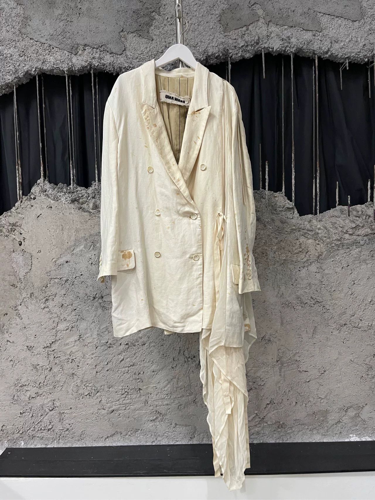 Uma Wang uma wang irregular tea-dyed coat Size S / US 4 / IT 40 - 1 Thumbnail