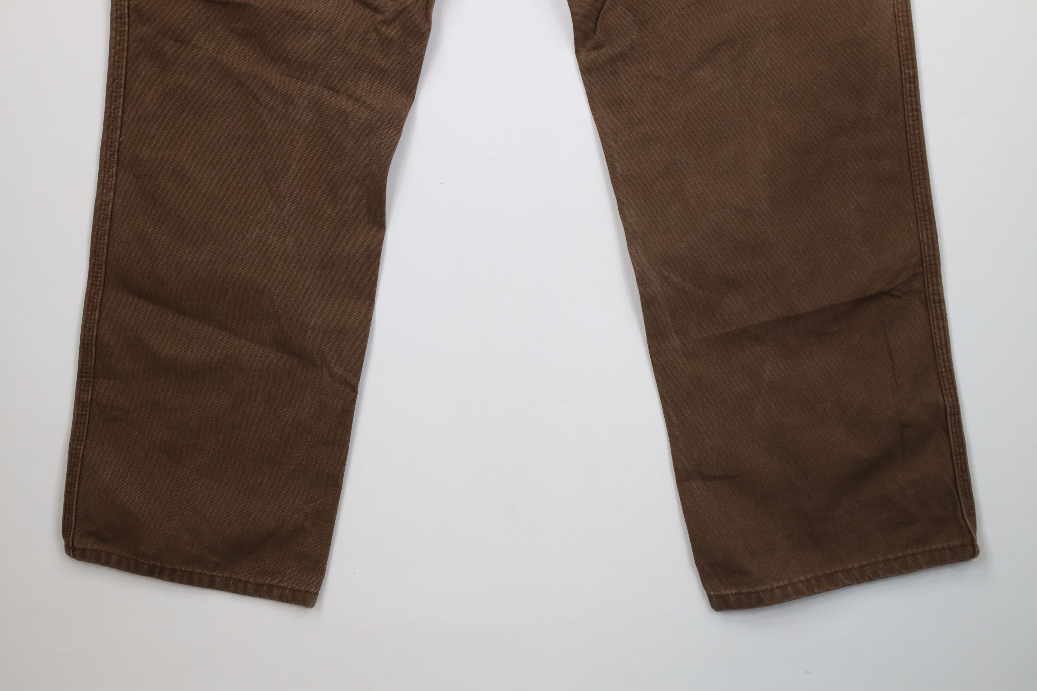 Dickies × Vintage Vintage Dickies Spell Wide Leg Canvas Dungaree Pants Brown Size US 38 / EU 54 - 7 Thumbnail