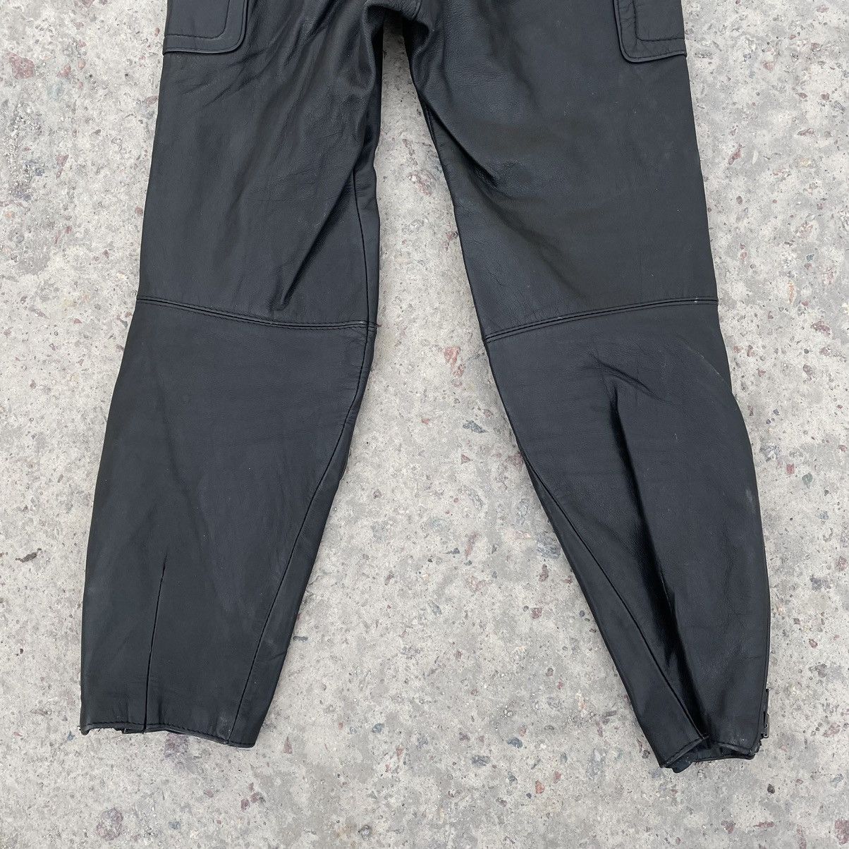 Vintage Vintage Moto Leather Pants 36 Size 90s Y2K Japan Hype Size 36" / US 14 / IT 50 - 7 Thumbnail