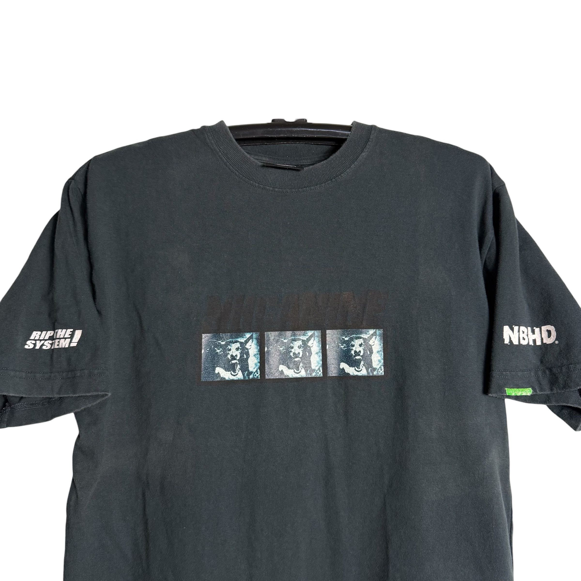Neighborhood 🔥RARE🔥Vintage Neighborhood NHCanine RIP The System T-shirt Size US M / EU 48-50 / 2 - 2 Thumbnail