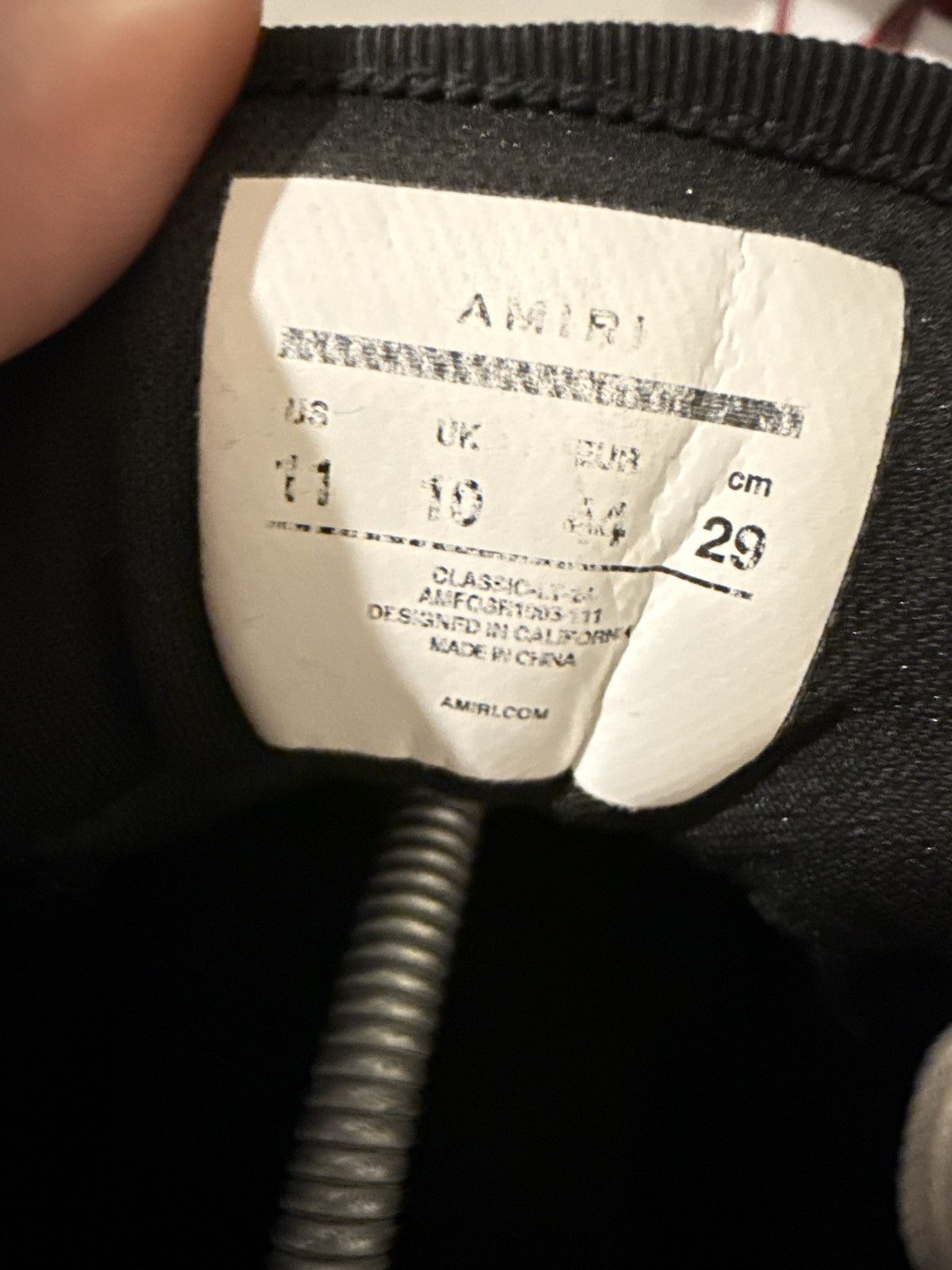 Amiri Amiri Classic Low Top Size 44 Size US 11 / EU 44 - 9 Thumbnail