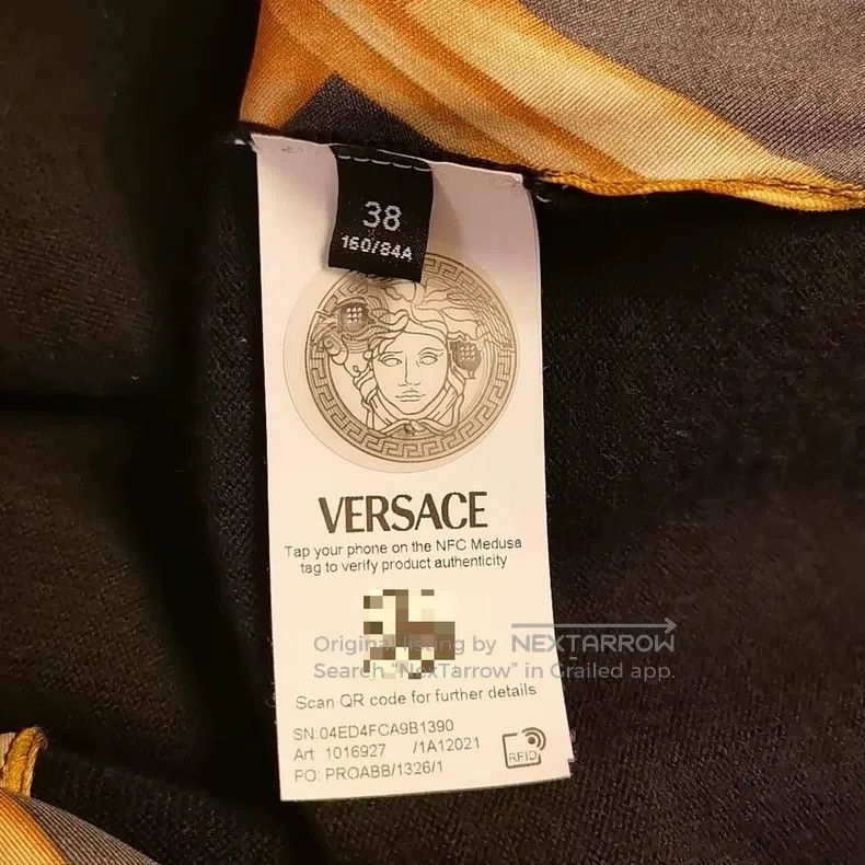 Versace Versace Black gold baroque dress Size XS / US 0-2 / IT 36-38 - 6 Thumbnail