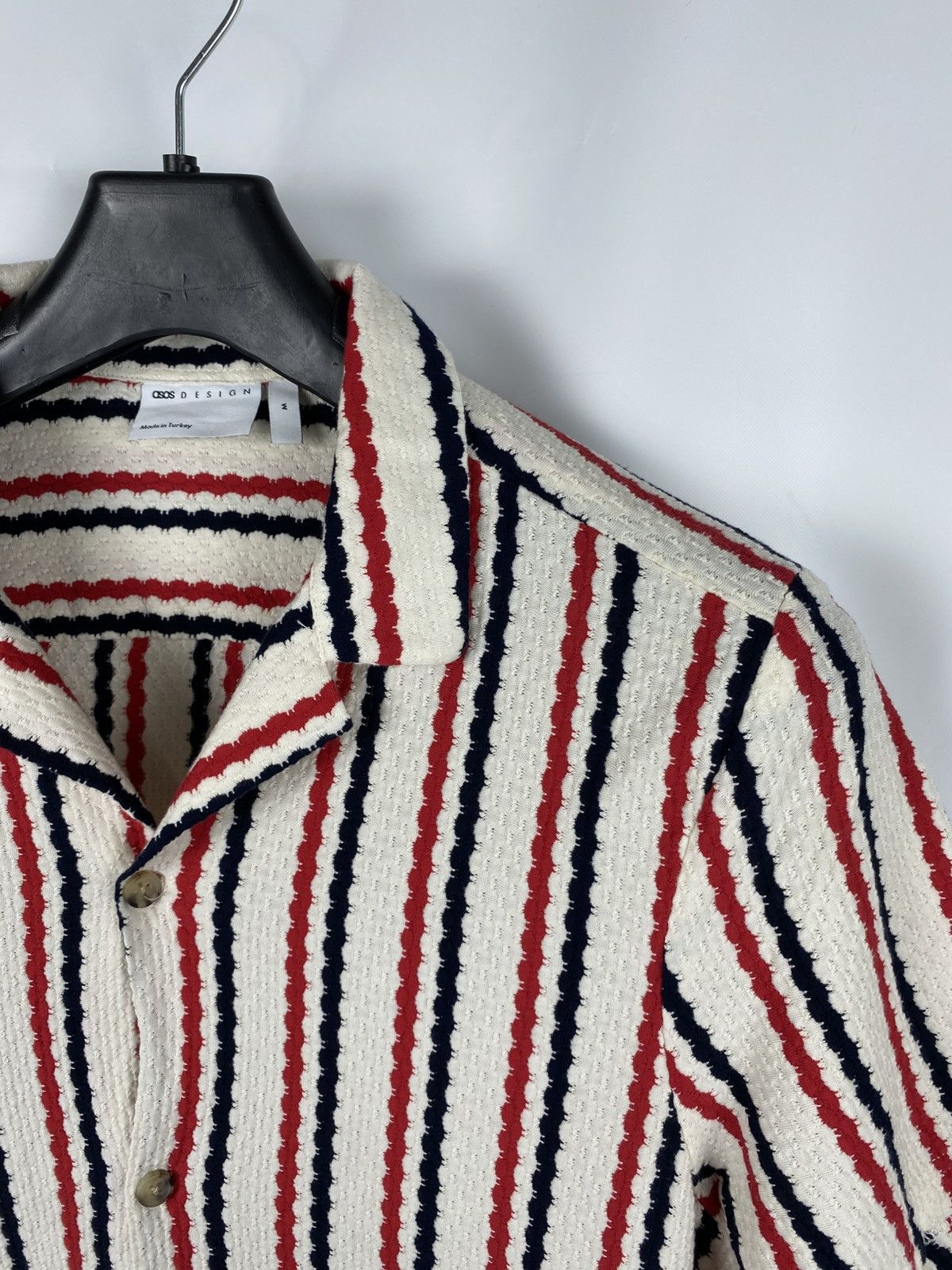 Asos Asos Knit Polo Tee Button Up browne style size M Size US M / EU 48-50 / 2 - 2 Thumbnail