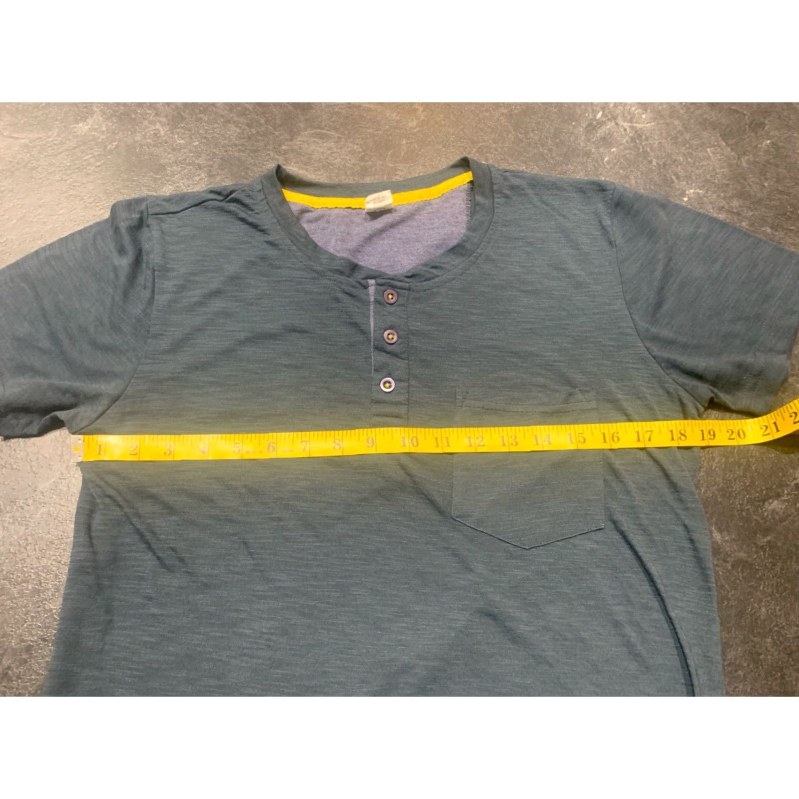 Vintage VINTAGE Reverse Henley Shirt Men Small Reversible Green Gray'urgence Size US S / EU 44-46 / 1 - 6 Thumbnail