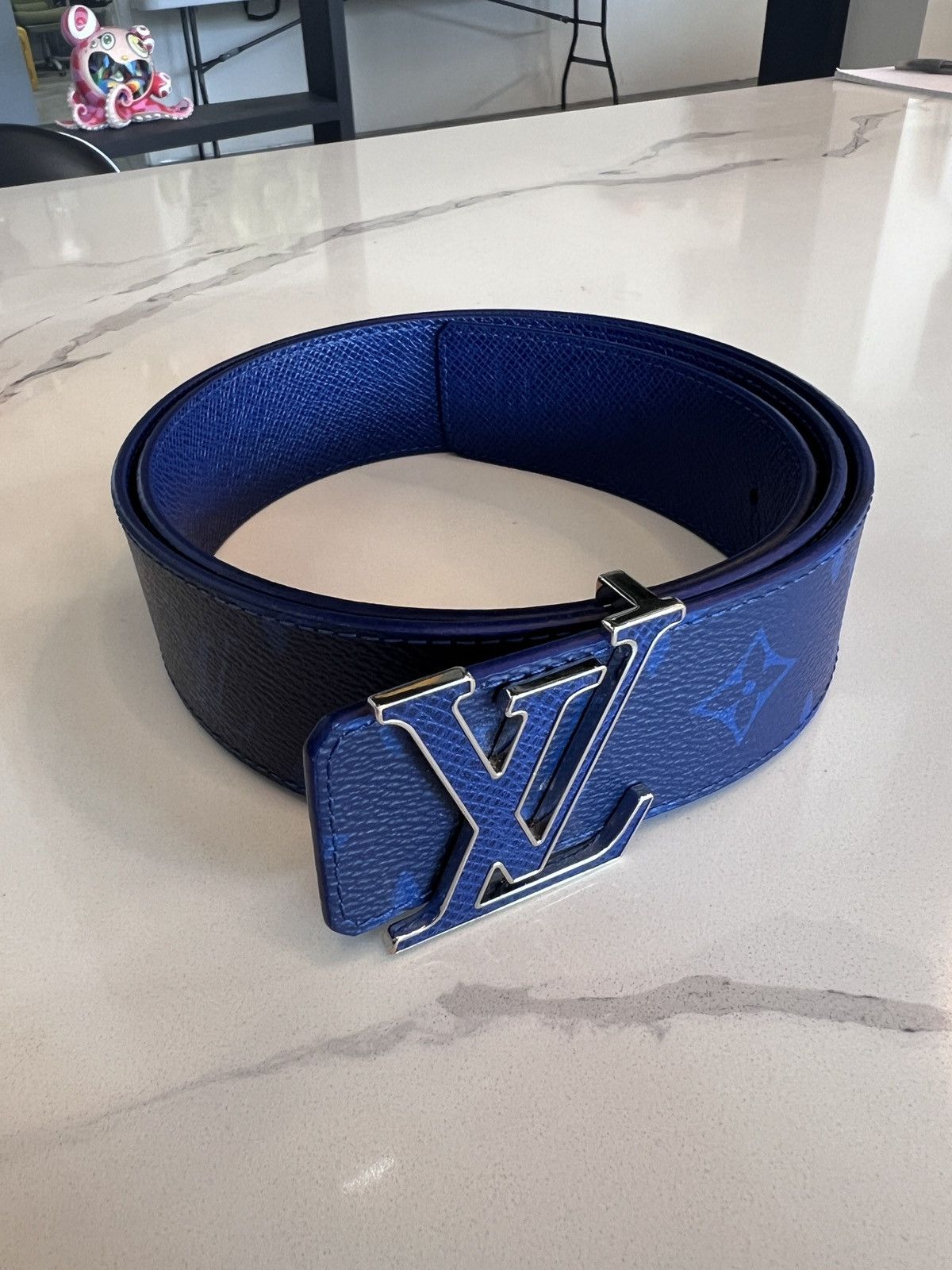 Louis Vuitton Louis Vuitton LV Initiales Reversible Belt Monogram 