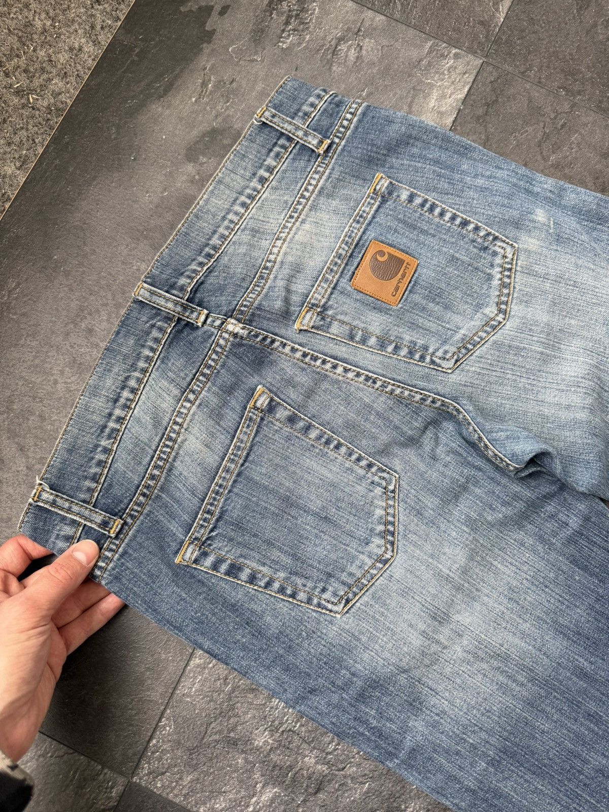 Carhartt × Vintage Rare blue denim carhartt skinny jeans Size US 30 / EU 46 - 2 Thumbnail