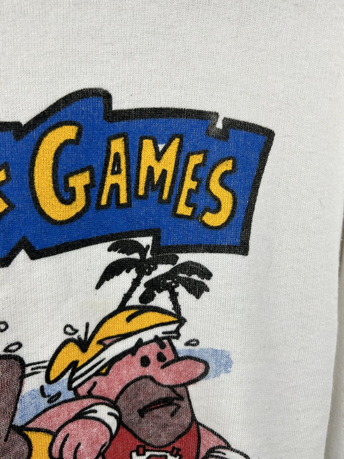 Vintage Vintage 80s The Flinstones Bedrock Games Sweatshirt Size US S / EU 44-46 / 1 - 7 Thumbnail