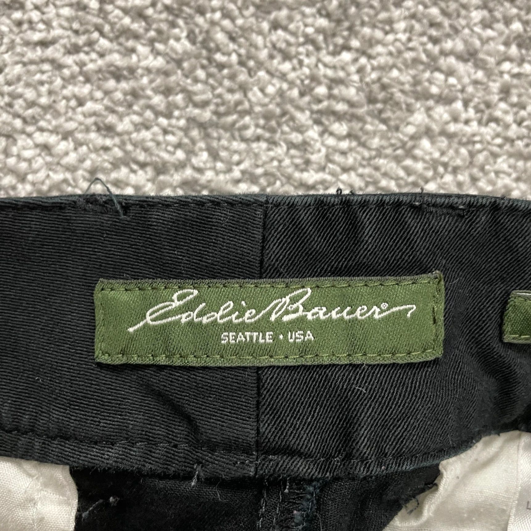 Eddie Bauer Eddie Bauer Women Pants Chino Bootcut Mid Rise Stretch 30x27.5 Black Solid Cotton 2 Womens Size 26" / US 2 / IT 38 - 5 Thumbnail