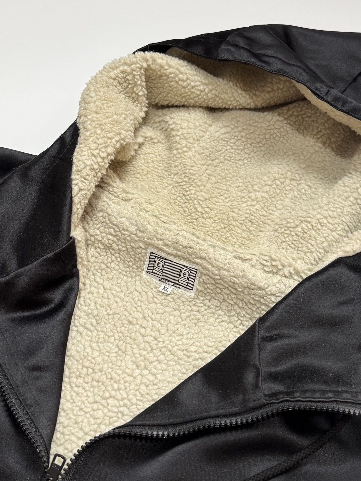Cav Empt CAV EMPT Hooded Bomber Jacket sherpa fleece rare Size US XL / EU 56 / 4 - 6 Thumbnail