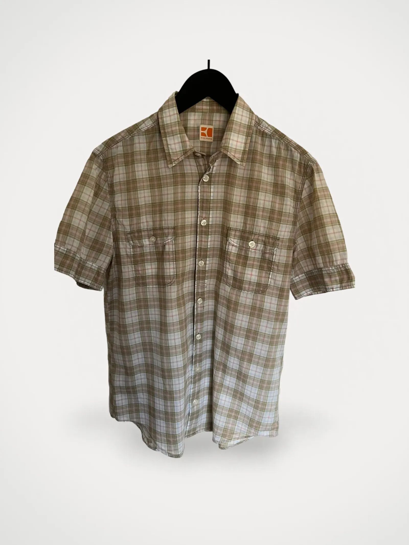 Hugo Boss Hugo Boss Orange Shirt Size US M / EU 48-50 / 2 - 1 Thumbnail