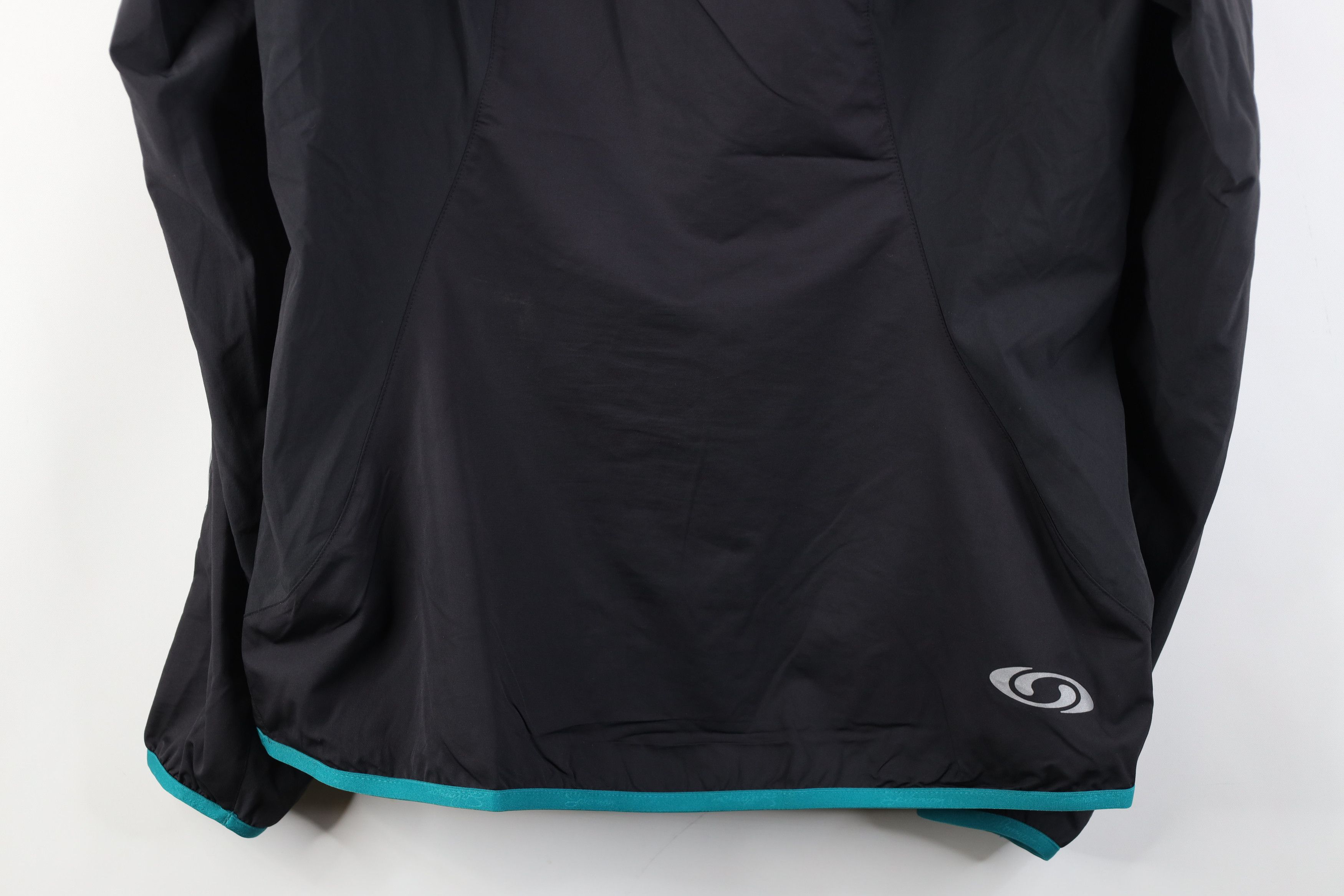 Salomon Salomon ClimaWind Full Zip Running Hiking Jacket Black Size L / US 10 / IT 46 - 18 Thumbnail