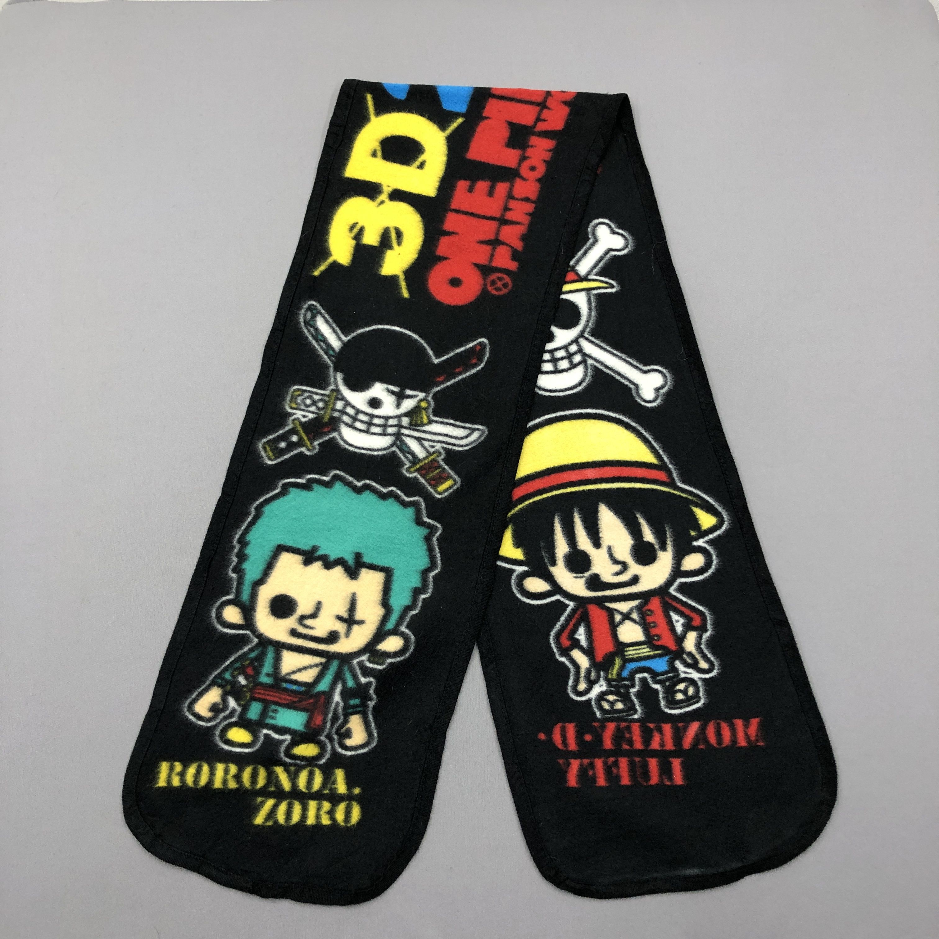 Anime Vintage One Piece Scarf Muffler Wool Fleece Winter Scarves Size ONE SIZE - 1 Thumbnail