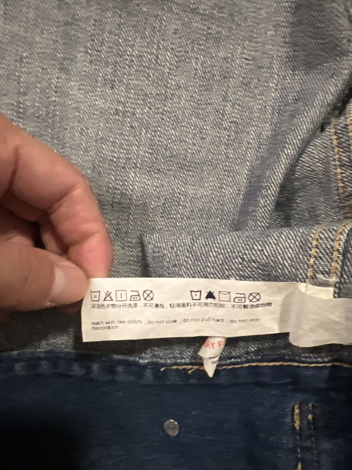 Japanese Brand × Vintage Denim Jacket Size US XL / EU 56 / 4 - 4 Thumbnail