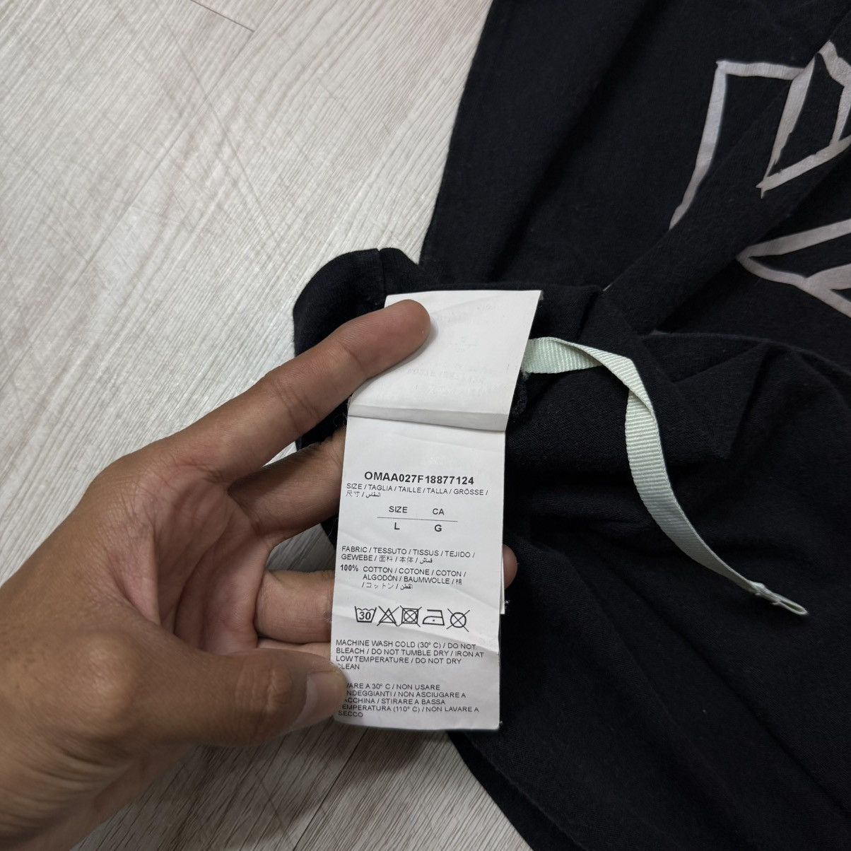 Off-White OFF-WHITE c/o Virgil Abloh reflective marker arrows tee blac Size US XL / EU 56 / 4 - 7 Thumbnail
