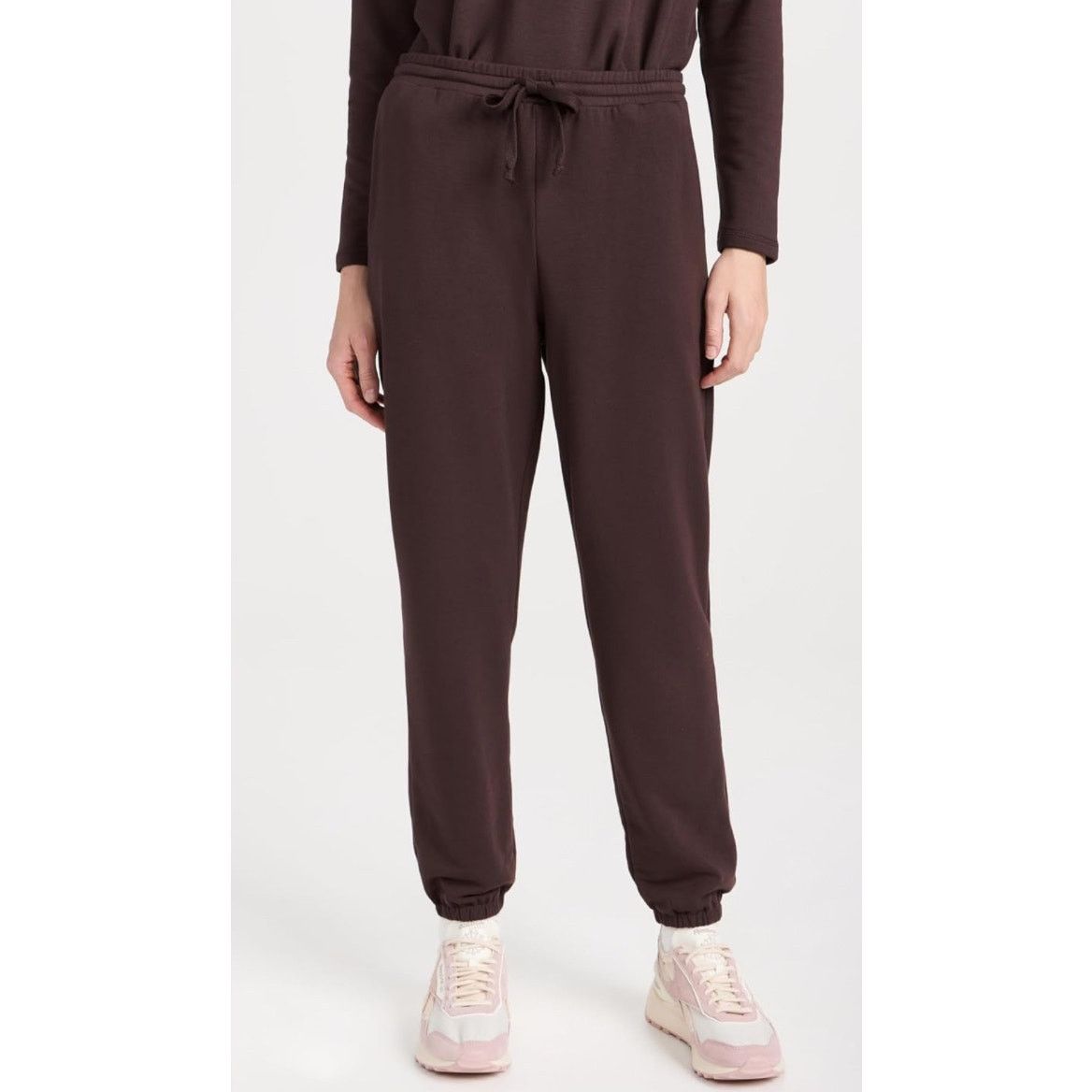 Madewell $75 Madewell Easygoing Sweatpants - M- Brown/ Burgundy Size 30" / US 8 / IT 44 - 2 Thumbnail