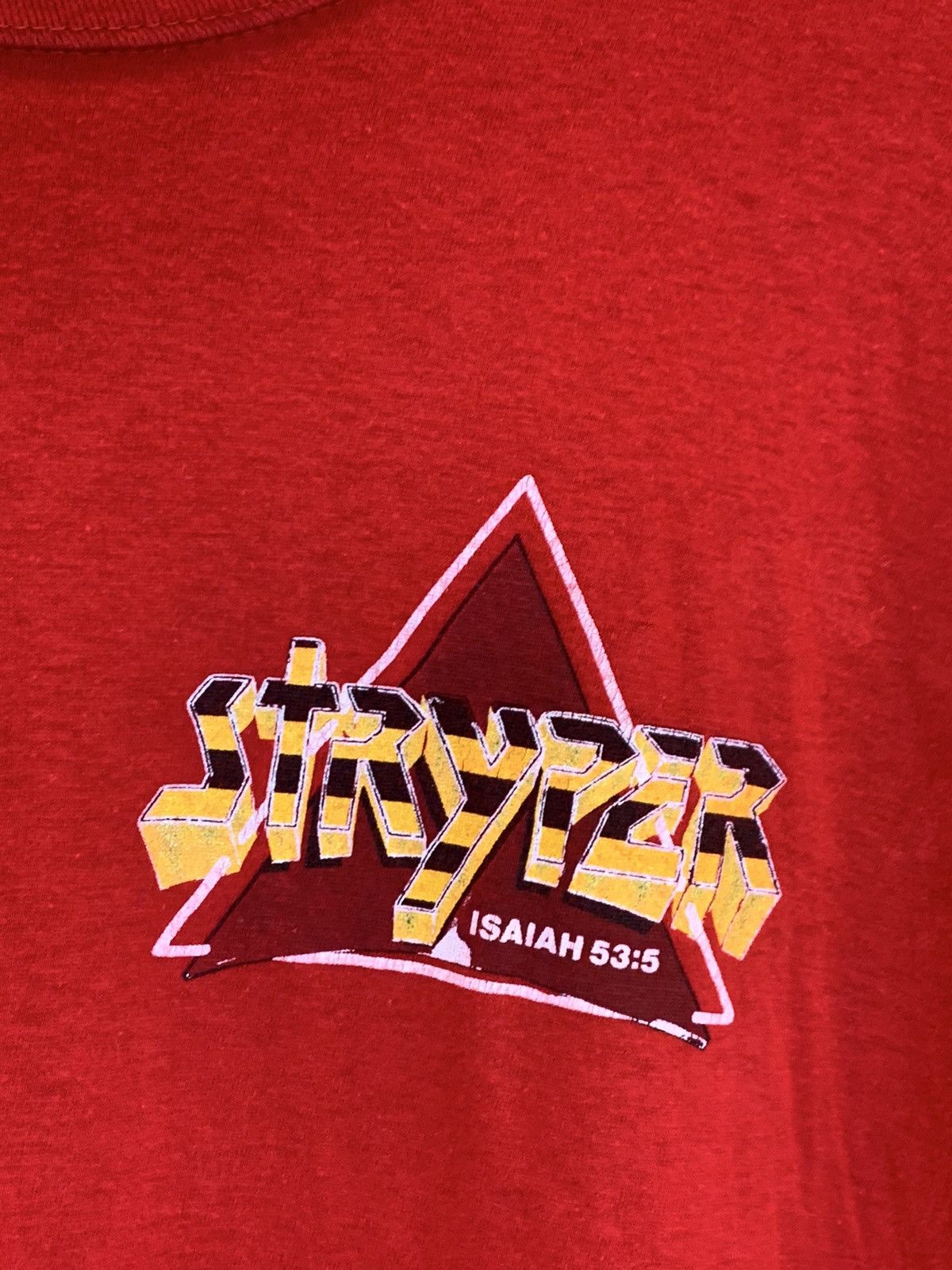 Band Tees × Vintage RARE* Vintage 1986 Stryper To Hell With The Devil Band Shirt Size US XL / EU 56 / 4 - 4 Thumbnail
