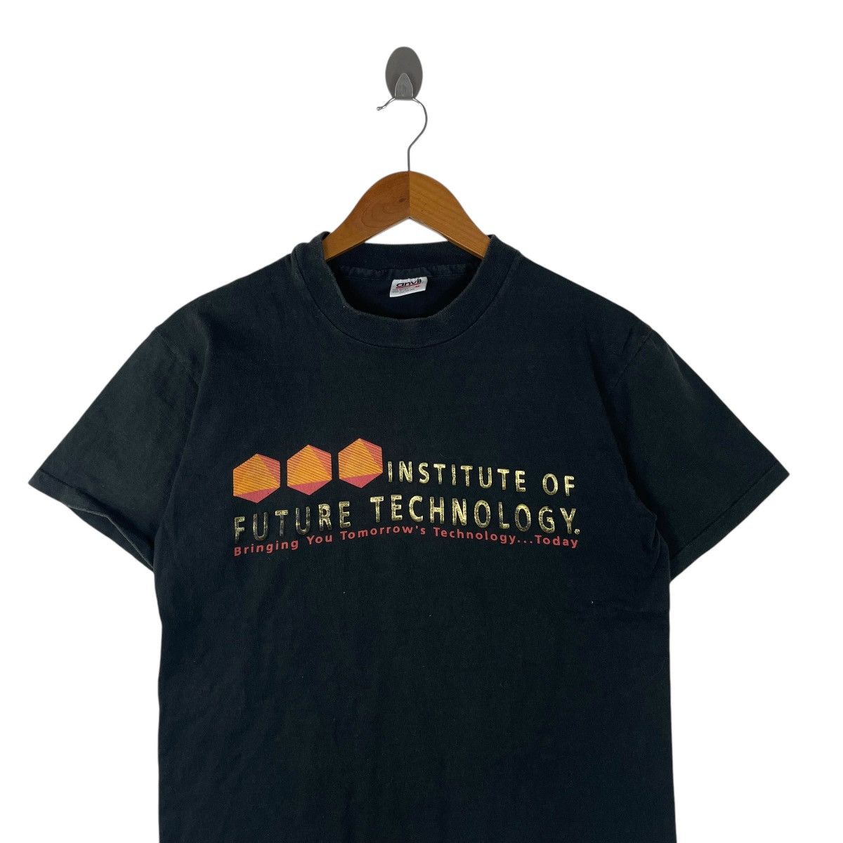Anvil Vintage Institute of Future Technology Anvil Tee Shirt Size US M / EU 48-50 / 2 - 2 Thumbnail