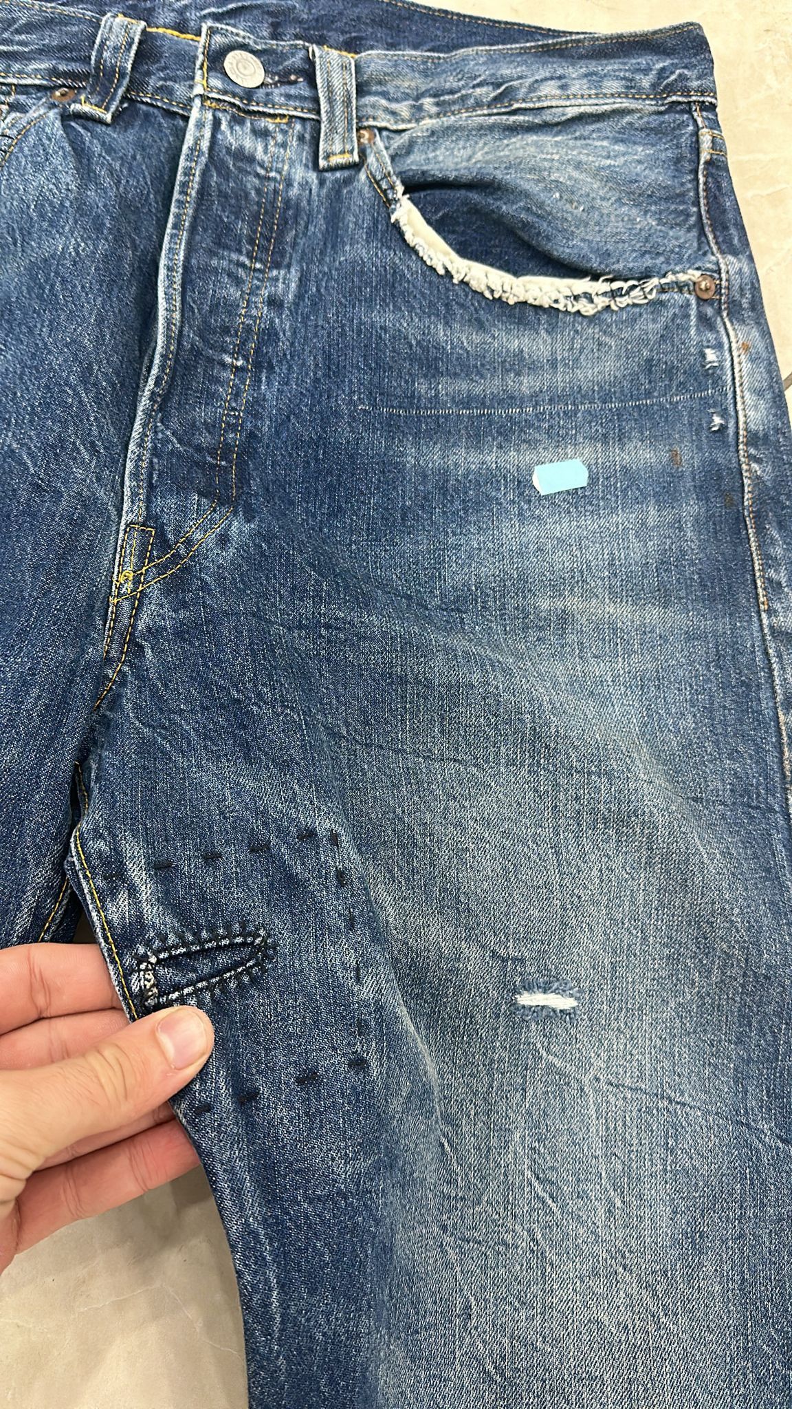 Levi's Vintage Clothing LVC Levi's Vintage Clothing 1947 501XX BigE Selvedge Jeans Size US 34 / EU 50 - 8 Thumbnail