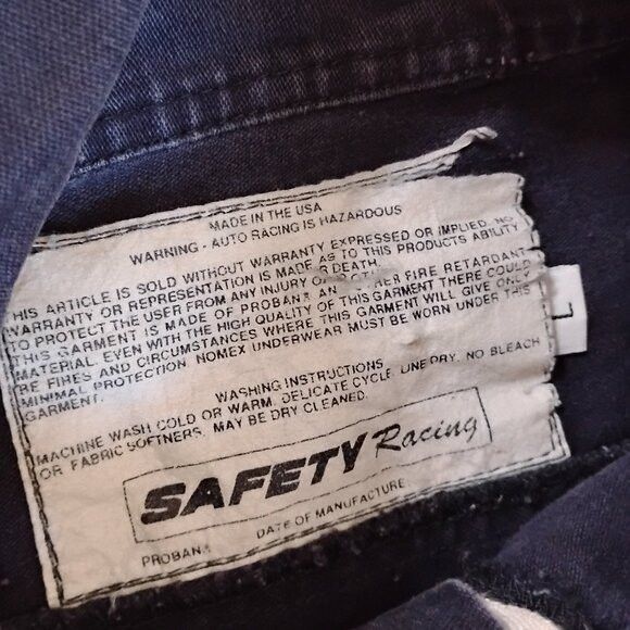 Other Vintage Safety Racing Al Ryker 94 Shirt Jersey Size US XL / EU 56 / 4 - 6 Thumbnail