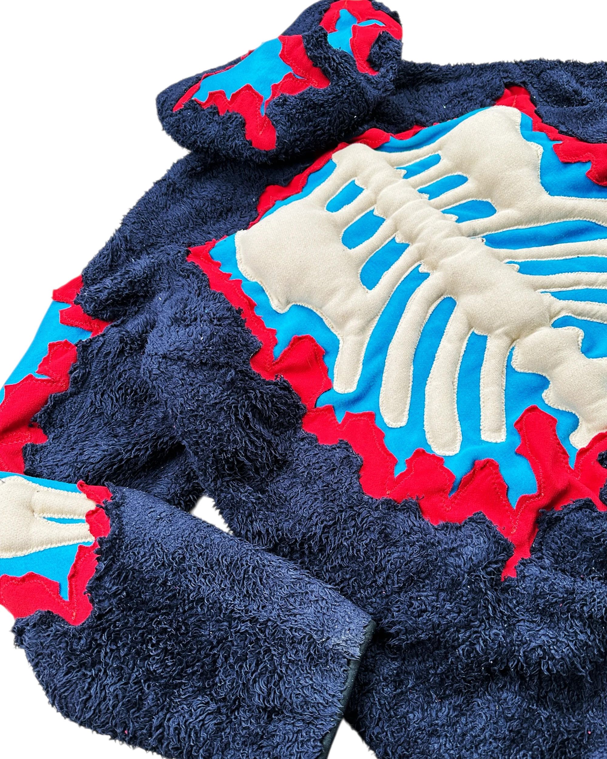 Japanese Brand Re-worked 1 of 1 Bone Puffy Deep Sherpa Jacket Size XL Size US XL / EU 56 / 4 - 6 Thumbnail