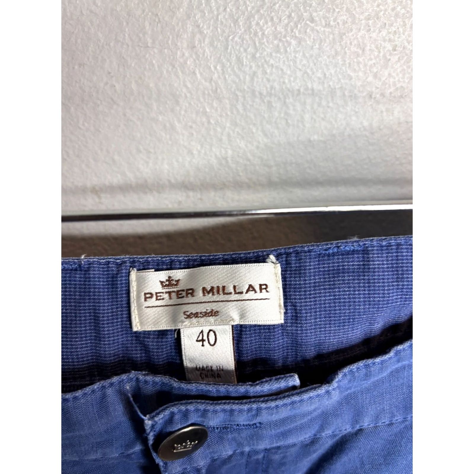 Peter Millar Peter Millar Crown Seaside Pants Men’s 40 Blue Chino Classic Golf Casual 5563 Size US 40 / EU 56 - 3 Thumbnail