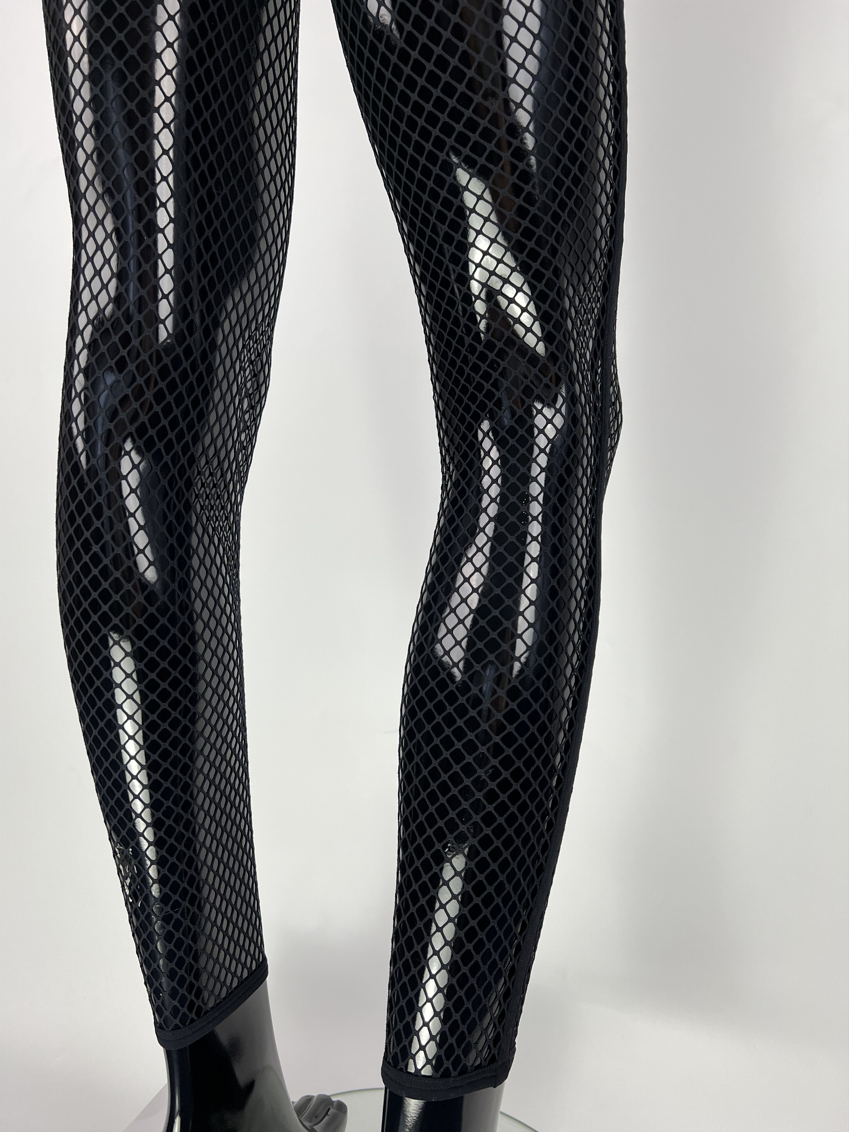 Designer Oroblu Mesh Leggings Size M Size 28" / US 6 / IT 42 - 5 Thumbnail