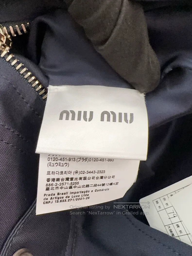 Miu Miu Miu Miu 38 Navy blue vest dress Size 37" - 4 Thumbnail