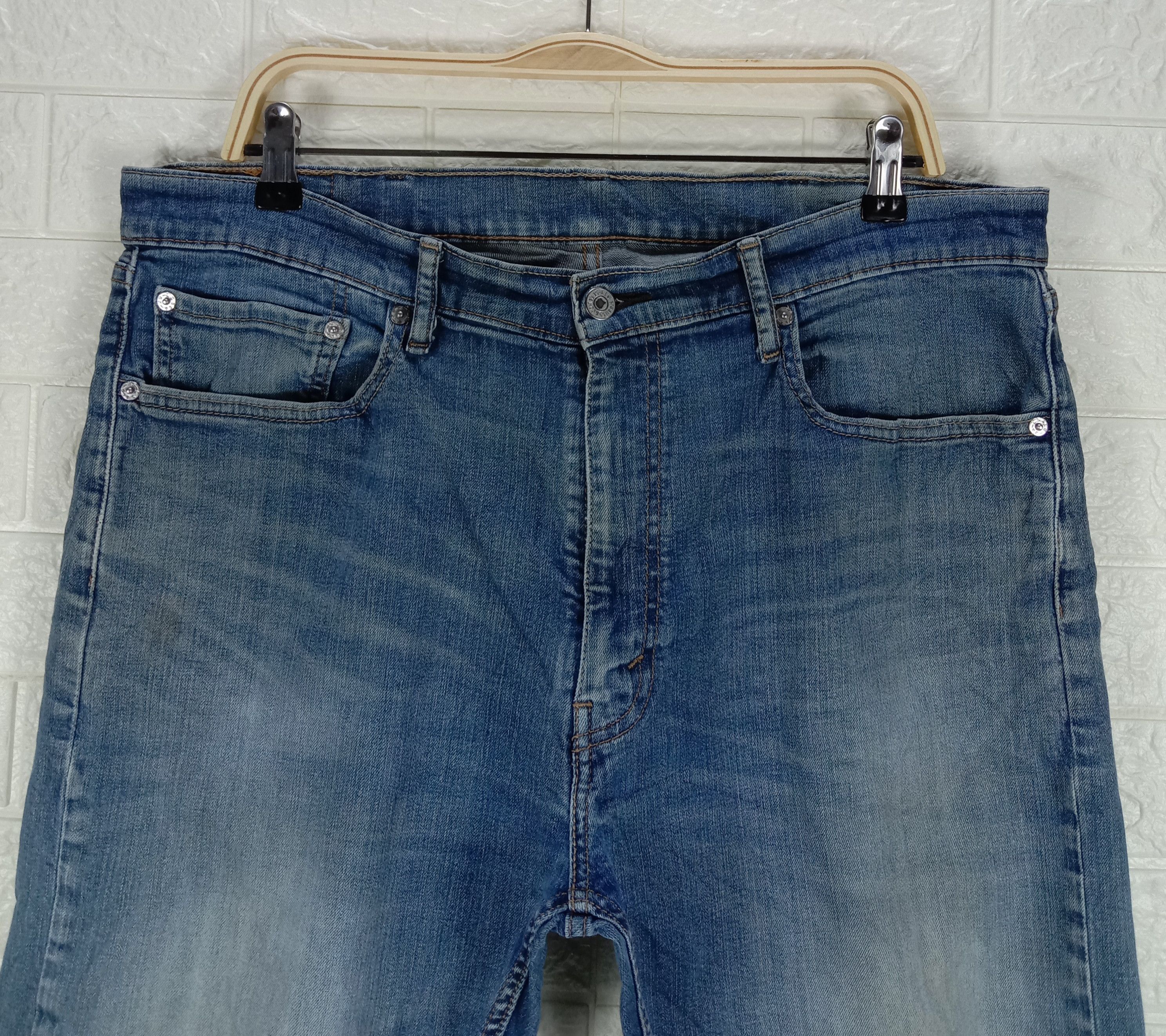 Levi's Vintage Levi's 505 Jeans Regular Fit Distressed Denim Size US 37 - 2 Thumbnail