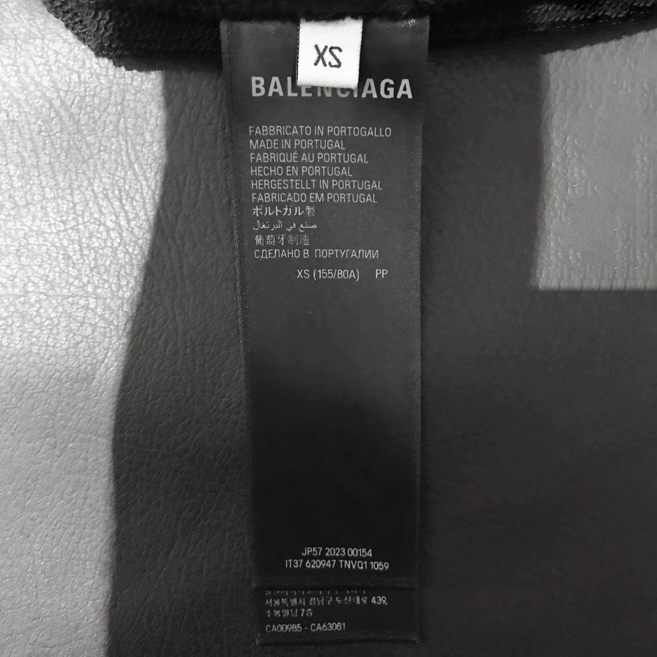 Balenciaga HAND-DRAWN BB ICON HOODIE LARGE FIT IN BLACK Size US XS / EU 42 / 0 - 5 Thumbnail